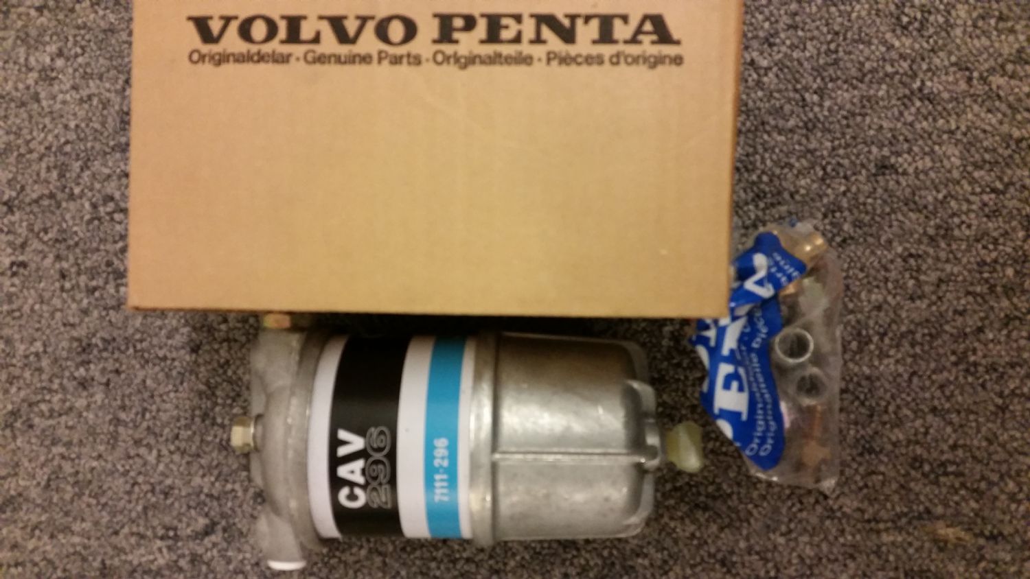 BrÀnslefilter CAV 296 alu